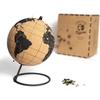Terrestrial Globe - TRIPVEA - 20 Cm - Vintage Cork - Decorative World Map - Gift Idea