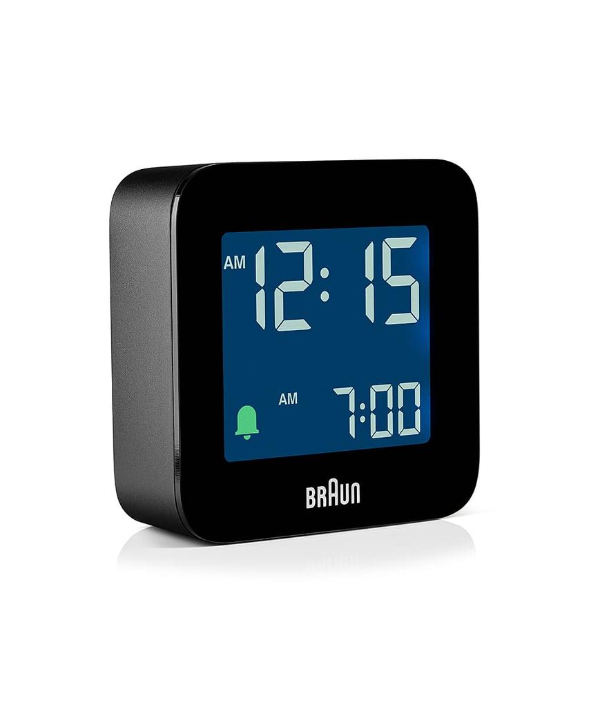 Imported Digital Alarm Clock BC08B [Regular Product] BRAUN/Brown