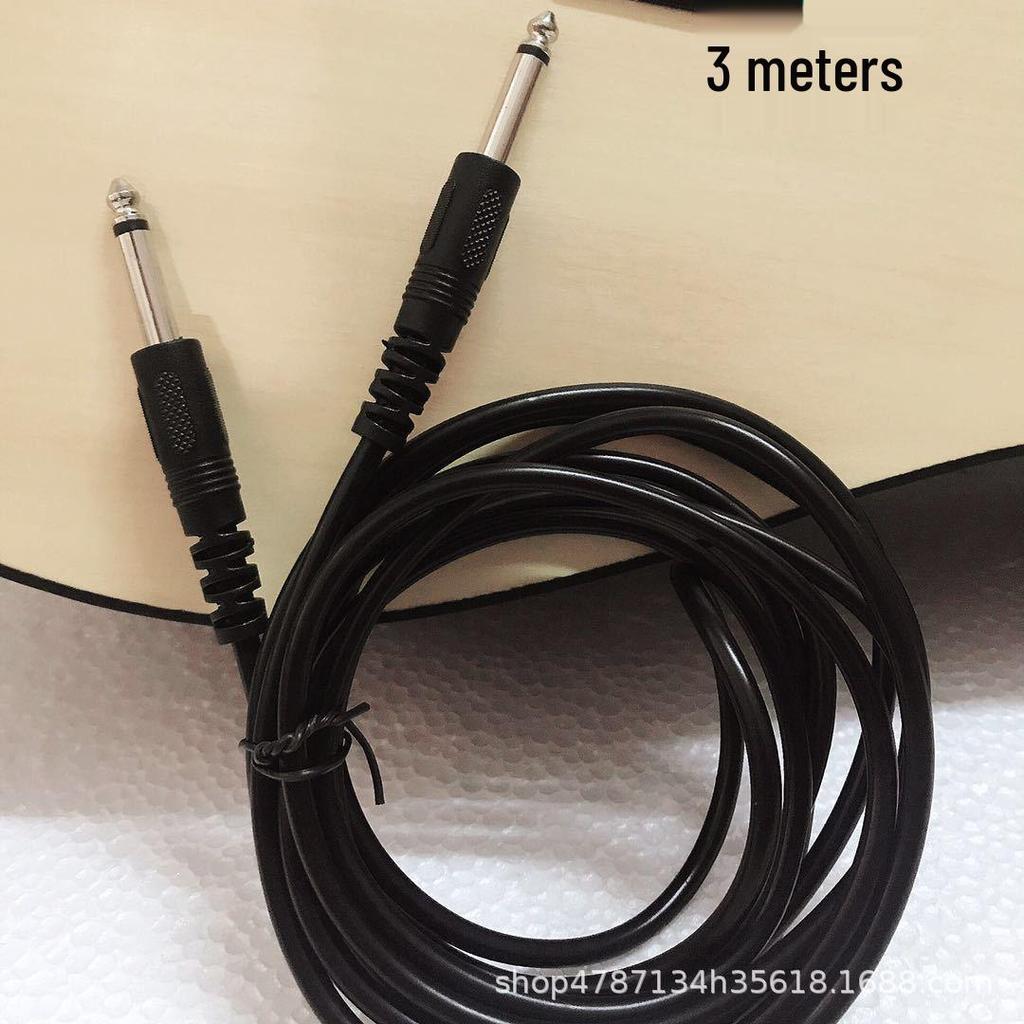 Shielded Noise Reduction Audio Cable for Guitar, Bass, and Speaker Connection