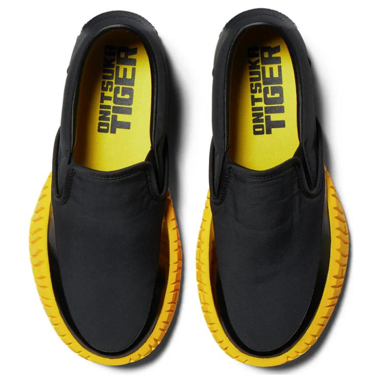 ONITSUKA TIGER Duck Tiger Slip-On Shock Absorbing Wear-Resistant Low-Top Casual Shoes Unisex Sneaker Black 1183C224-001