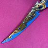 11.6inch Metal Kingdoms Katana Chinese Ancient Steel Sword Damascus Sword Real Size Japanese Katana Original Samurai Sabre Toy