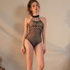 Sexy underwear neck temptation sexy pure desire hollow one-piece netwear temptation