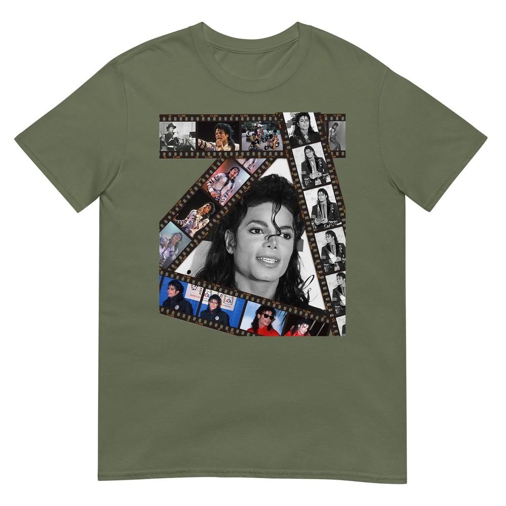 The King Of Pop Michael Jackson Mj002 Black Cotton 100 Tshirt