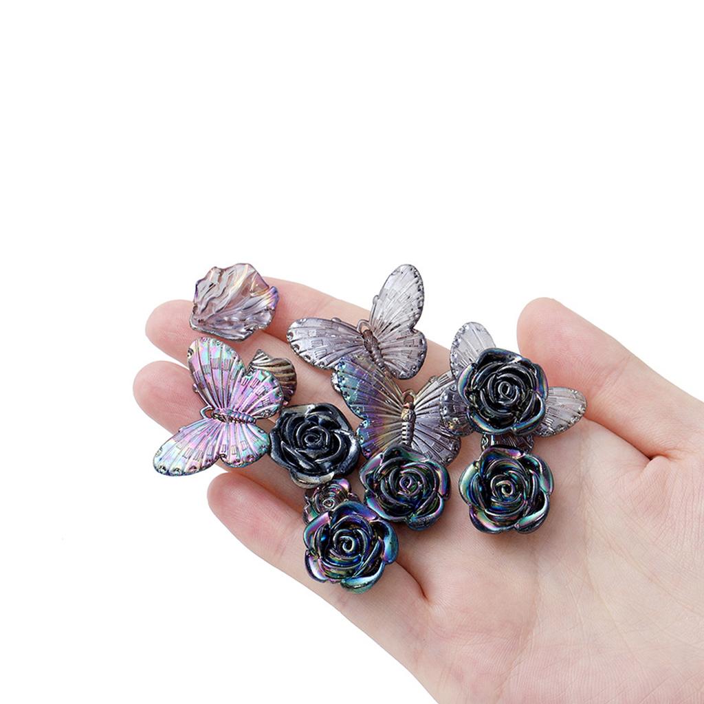 diy handmade material 10-40mm acrylic AB beads children's bracelet necklace mobile phone chain accessories