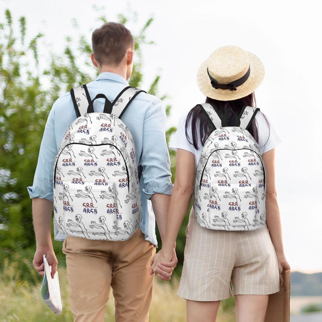 Grr...argh With Colour Backpack Daypack Large Capacity Boys Girls BookBag School Bag Shoulder Bags for Men Women