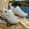 Outdoor Hiking Shoes Men Breathable Comfortable Soft Low-top Casual Sneakers Women Anti-slip Lace-up Durable Men Shoes Women