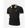 Herren Kurzarm Polohemd Schnelltrocknend Lässig Arbeits T-Shirts Atmungsaktiv Golfshirt für Draußen