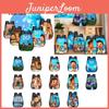 Colorful 3d Printed Luca Alberto Backpack For Stylish Students And School Adventures