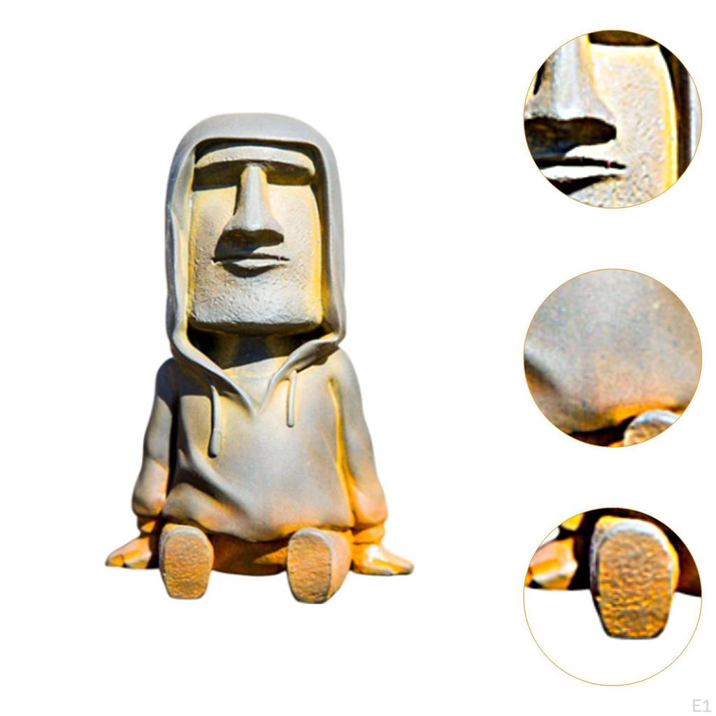 Easter Statue Tabletop Ornament Crafts Gift Collection Sculpture Metal Figurine for Office Indoor