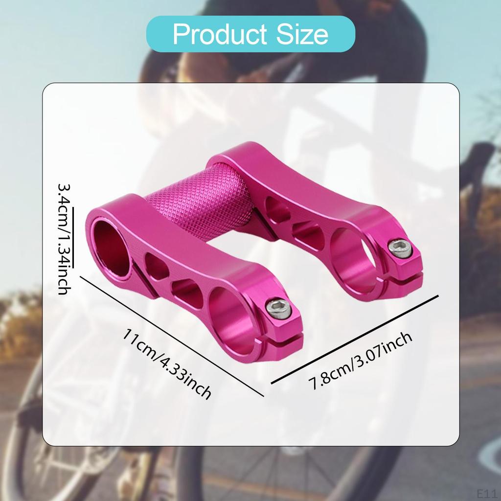 Prodlužovač řídítek, Prodloužení s dvojitou montážní objímkou, Nástavec na představec