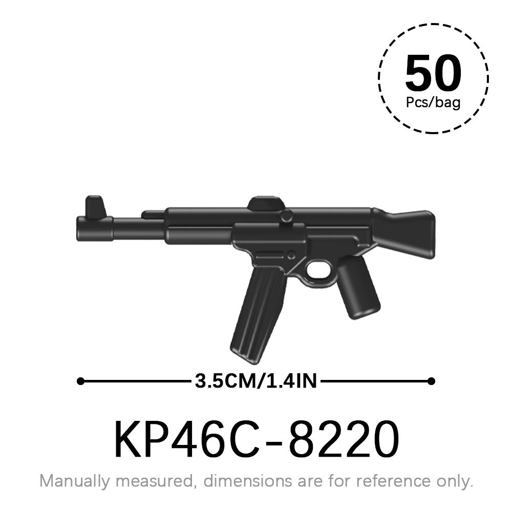 50pcs/lot Military Weapons Set SWAT WW2 Action Figures Parts MOC Bricks Star WW2 Corps Gun Accessories Building Blocks Kids Toys
