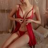 Erotic Underwear, Sexy halter lace Seductive nightdress, Hot Cut-out see-through pajamas, uniforms wholesale 8648
