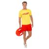Baywatch Mens Lifeguard Beach Costume