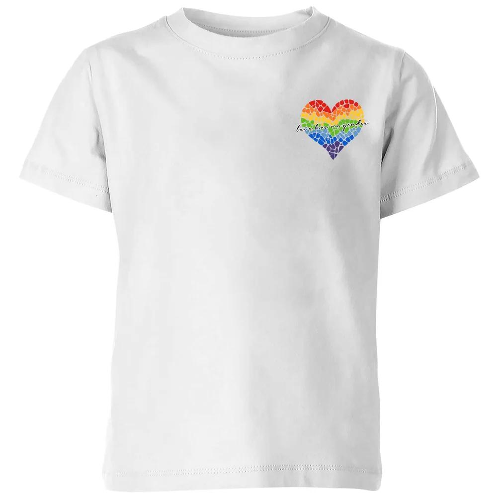 

Miss Greedy Love Has No Gender Kids T-Shirt - White - 3-4 Years 110