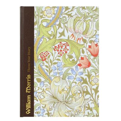 Dear Cars Diary William Morris No Name Engraved 3-year - [Continuous Diary] 4201-G04-010