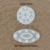 Embroidery Flower Lace Embroidery Placemat Round Cup Mat Doily Coaster  Table Decor