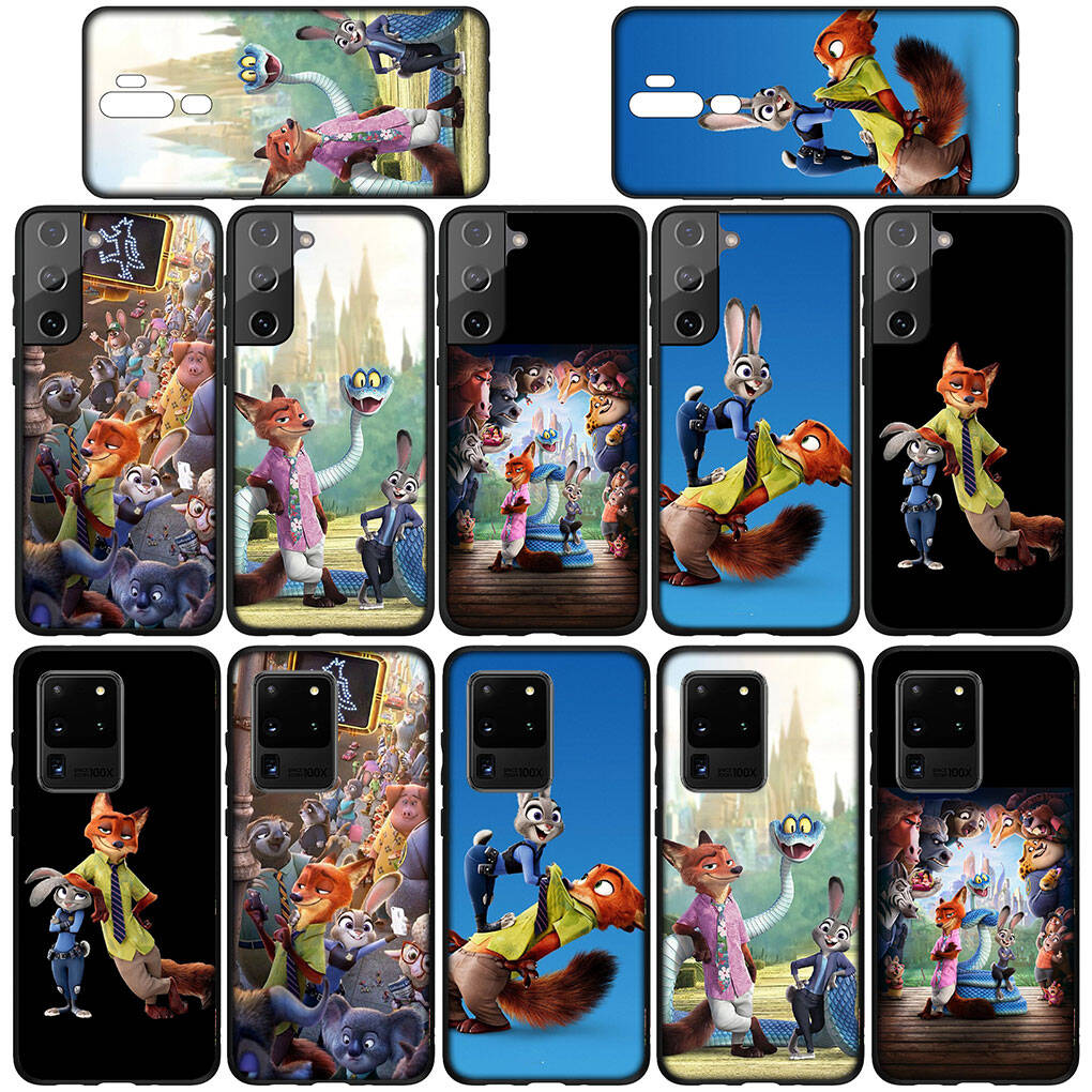 Phone Case for iPhone 17 16 15 Plus Huawei P30 P20 Lite Redmi Note 14 12 11 13 Pro Max OPPO A60 A80 A40 A18 A38 Anime Judy Zootopia Garys Nick 2 Cover