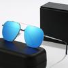 8092 New Men's Polarized Aviator Sunglasses - Large Frame, Fashionable & Trendy for Driving