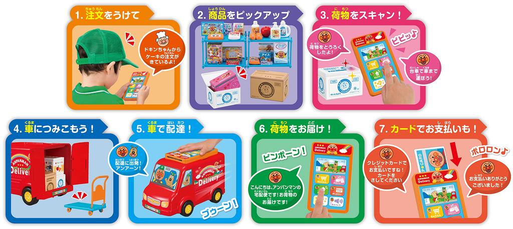 AGATSUMA Order with a Click and Get It Delivered Quickly! Anpanman's Delivery Service