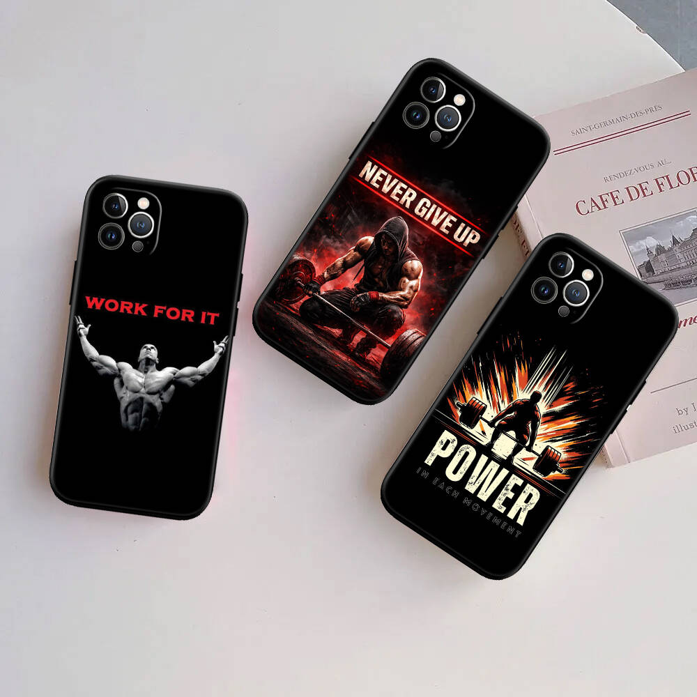 Bodybuilding Gym Fitness New Phone Case for Redmi Note 8 9 10 11 11S 10C 10X 10A 10T 9A 9C 9T 9S 8T Pro Max Plus Prime