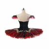 Black Red Professional Tutu Performance Ballet Tutu Platter Pancake Tutu Dress Girls Kids Ballerina Party Costume