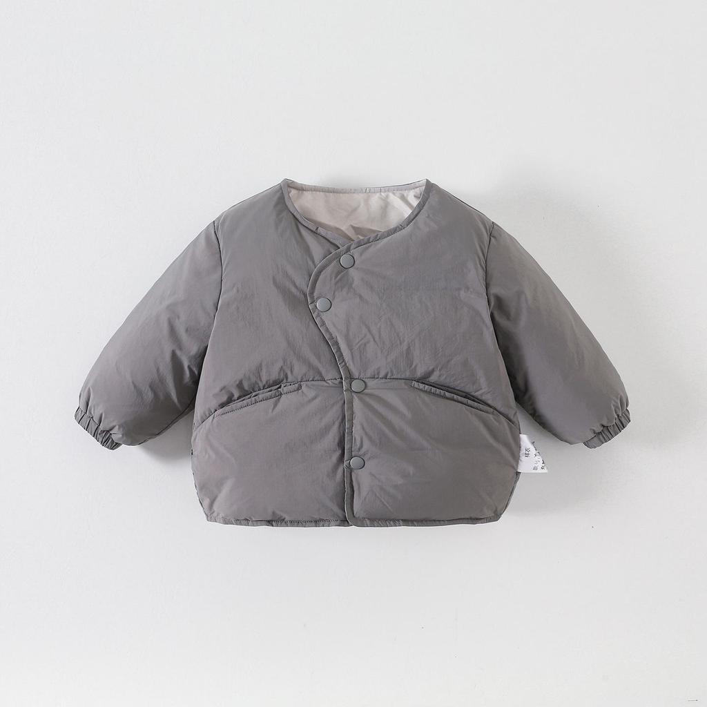 Infant Puppy Print Lightweight Down Jacket for Boys