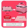 Large Capacity Portable Picnic Basket Cooler Bag with Aluminum Foil for Outdoor Camping
