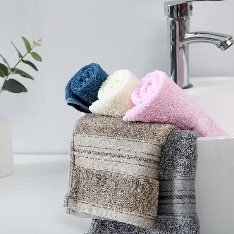 Bamboo Restroom Towels 34X74Cm Hand Face Bath Towels Washcloths El High Quality Home Daily To Use Christmas Personalized Gift