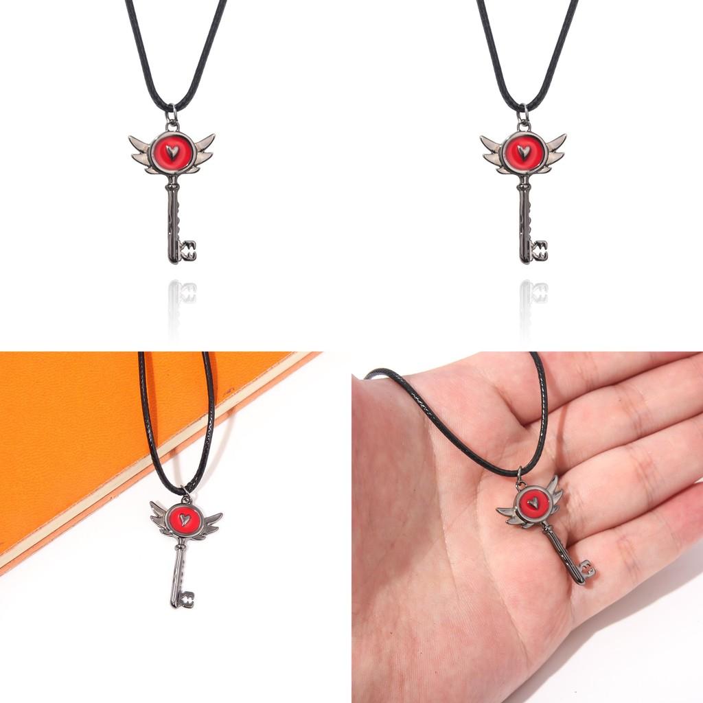Necklace Hotel Key With Anime Cartoon Metal Pendant Jewelry Gift Fashion
