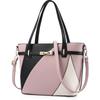 Elegant Pu Patchwork Leather Handbags For Women With Multifunctional Design