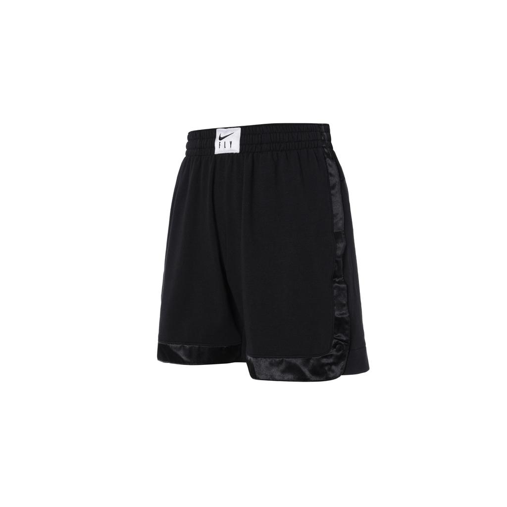 Nike Swoosh Fly Dri-FIT Lace-Up Casual Comfortable Five-Point Basketball Shorts Women Shorts Black White FQ6029-010