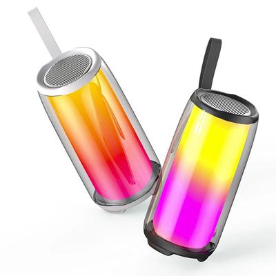 Celoobrazovkové barevné světlo Rádio USB hudební reproduktor Přenosný Bluetooth subwoofer Stolní dekorace Silné odolné reproduktory