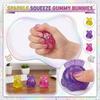 Assorted Colours - Soft Squeezable Texture, Sparkly Finish, Sweet Jellybean Aroma, Tactile Sensory Fun