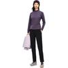 Anta Champion Outdoor Hiking Series Stand Collar Solid Color Comfortable Versatile Casual Fleece Long Sleeve Knit Top Women tops 162540407-3