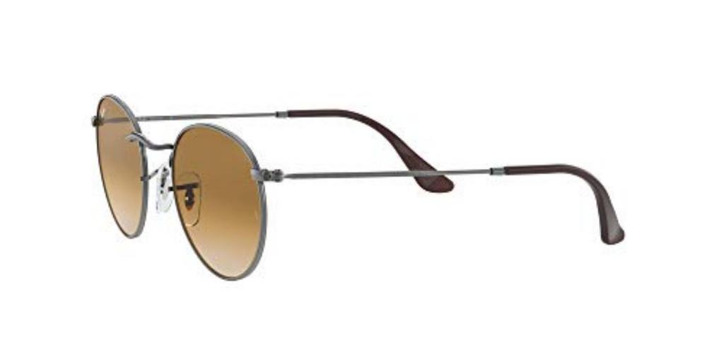 Sunglasses 0RB3447N ROUND METAL CLEAR GRADIENT BROWN 53 Ray-Ban 004/51
