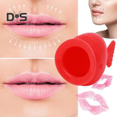 Lip Plumper Enhancer Silicone Fish Shape Natural Pout Mouth Tool Σέξι αντλία αναρρόφησης στόματος για πιο γεμάτα χείλη Συσκευή ομορφιάς