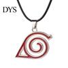 Unique Unisex Metal Anime Naruto Logo Pendant Necklace Cosplay Hokage Accessory