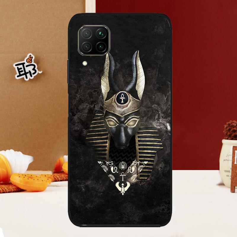 Egypt Nefertiti Anubis Ankh For Huawei Nova Y91 Y61 Y60 Y70 Y72 Y73 Y90 12i 11i 3i 7i 8i 9 10 SE P20 P40 P30 Lite Case