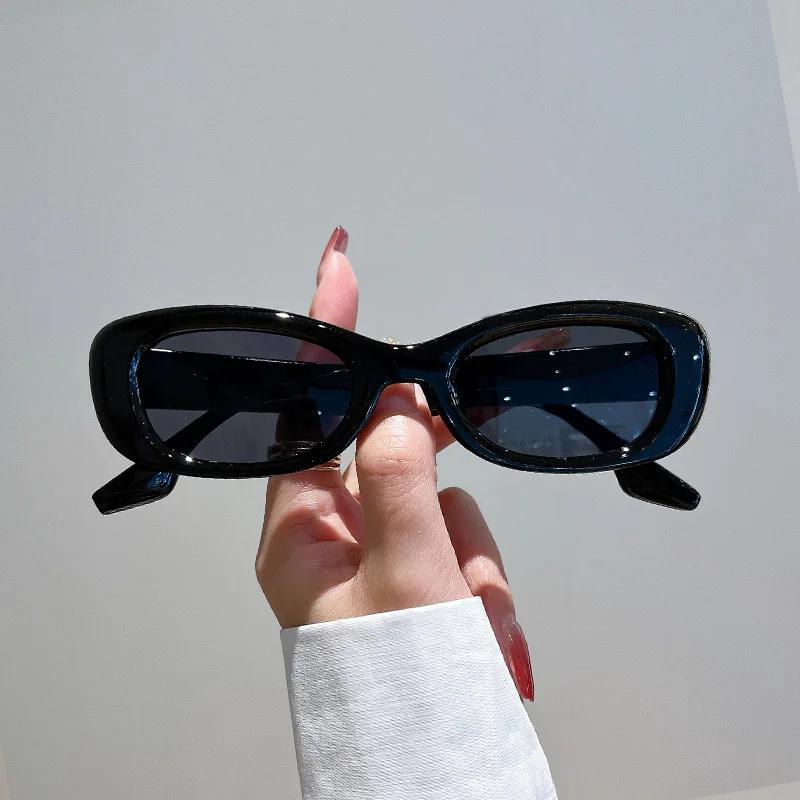 Fashion Small Frame Vintage Oval Sunglasses Women for Men Luxury Brand Designer Punk Sun Glasses Trending Ladies Shades UV400