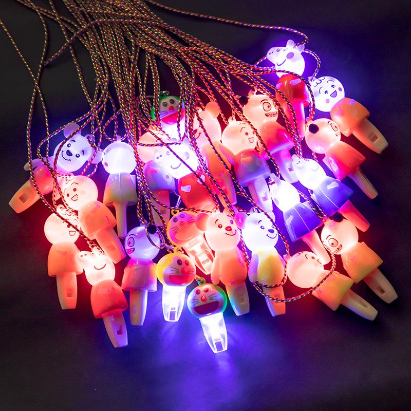 Leuchtpfeife mit Lanyard - Kreatives Spielzeug für Kinder, Ideal für Kindergarten Geschenke und Werbeaktionen.
