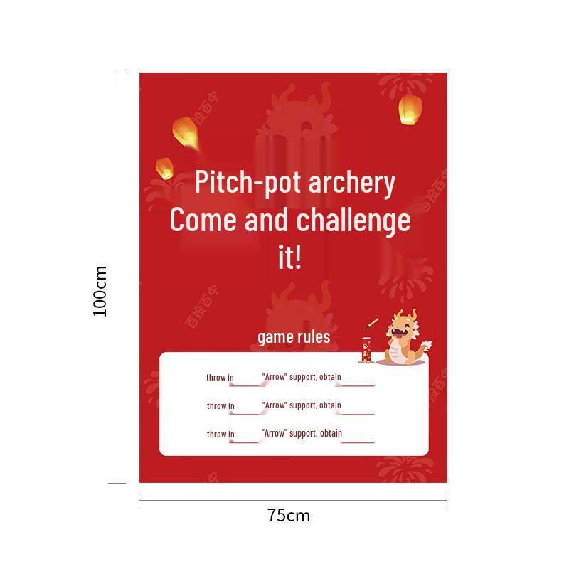 WEZHO Cartoon Pitch-Pot Target Banner