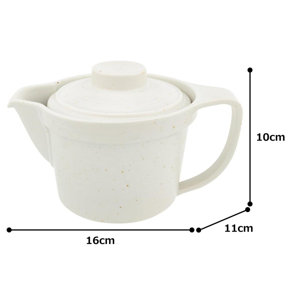 Tatara Teapot, 320cc, Pelican Pot, Matte White, Ceramic, Made In Japan, Product Number 23264