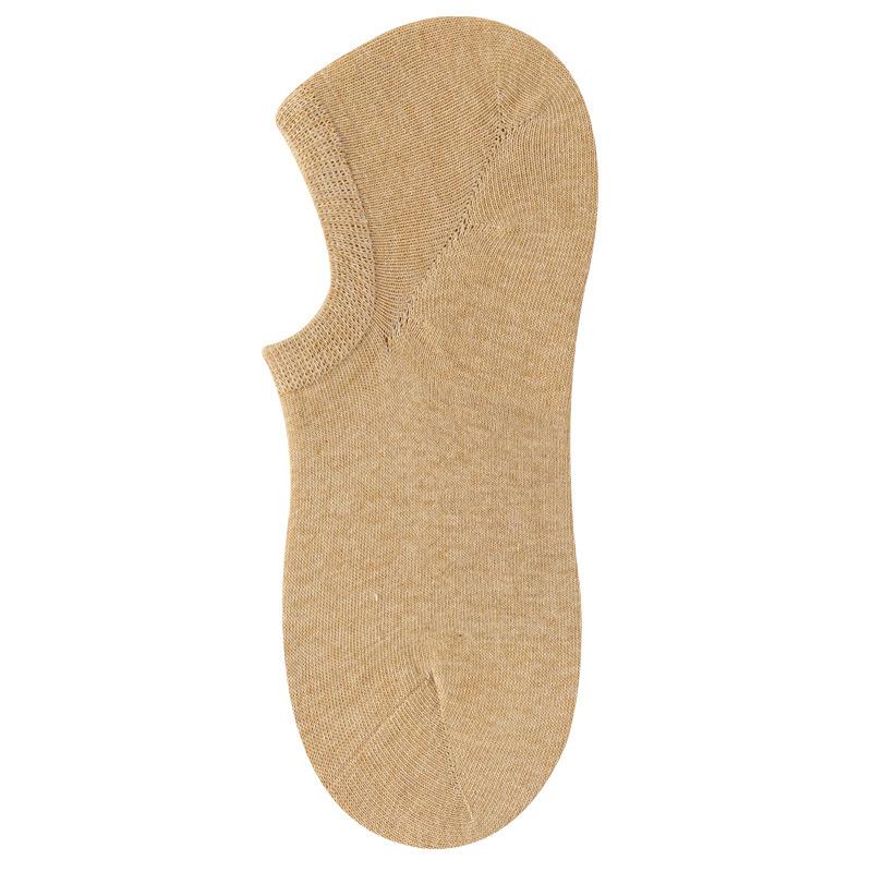 Summer Thin Men's Boat Socks, Anti-pilling and Non-dropping, Solid Color Deodorizing, Sweat-absorbing Invisible Socks, Pure Cotton Socks