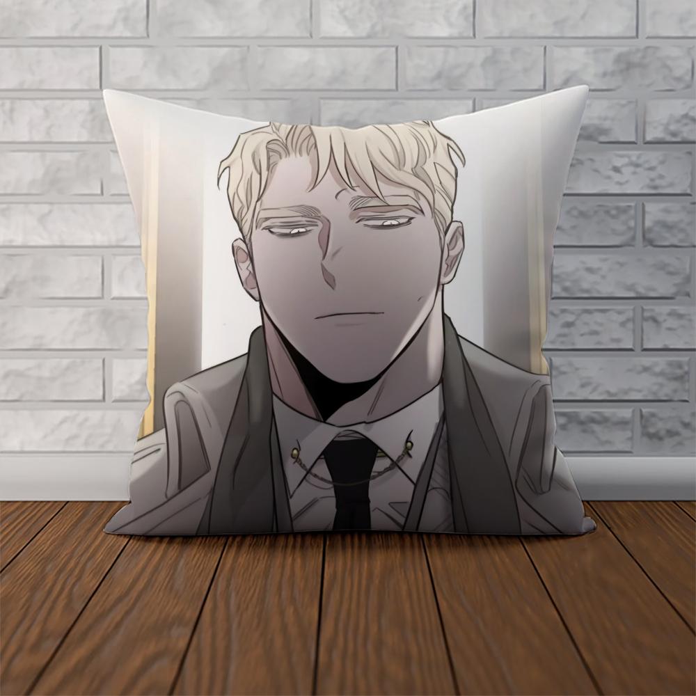 BL Mmanhwa Pillow Case For Car Sofa Decorative Home Doublesided Print Plush Square Throw Pillow Cushion Cover