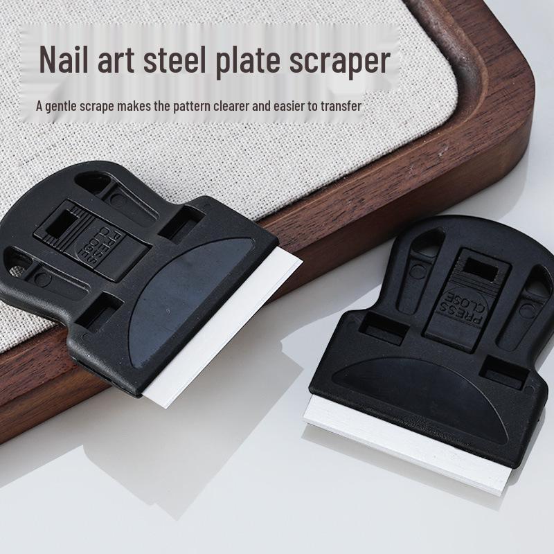 

Nail Art Stainless Steel Mini Scraper and Spatula Tool