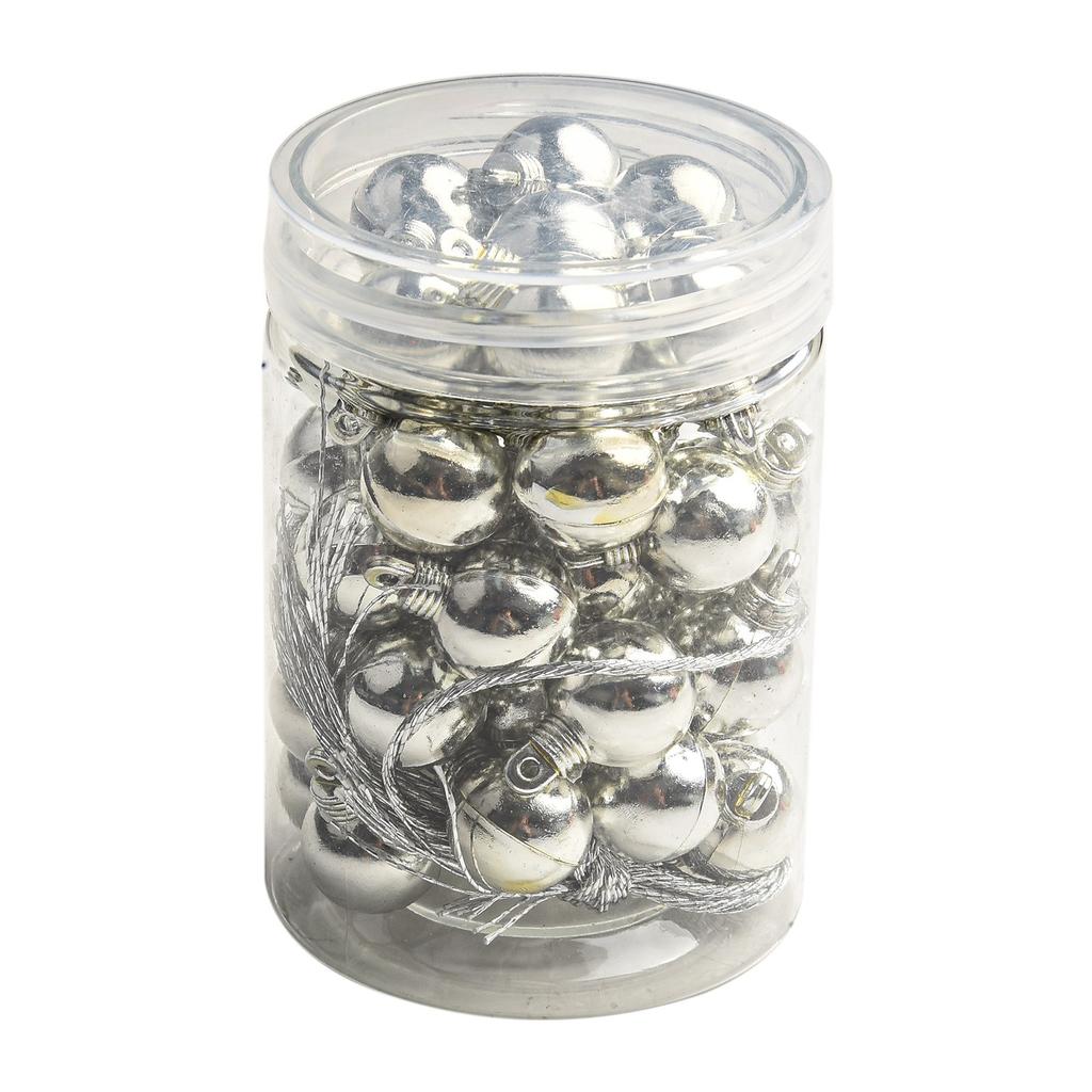 Baubles Christmas Balls Tree Decorations Cap With Rope