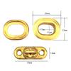 Tarpaulin Cover Garden Gazebo Vertical Screen Brass Oval Screw Buckle Brass Rotating Latch Installation Tools
