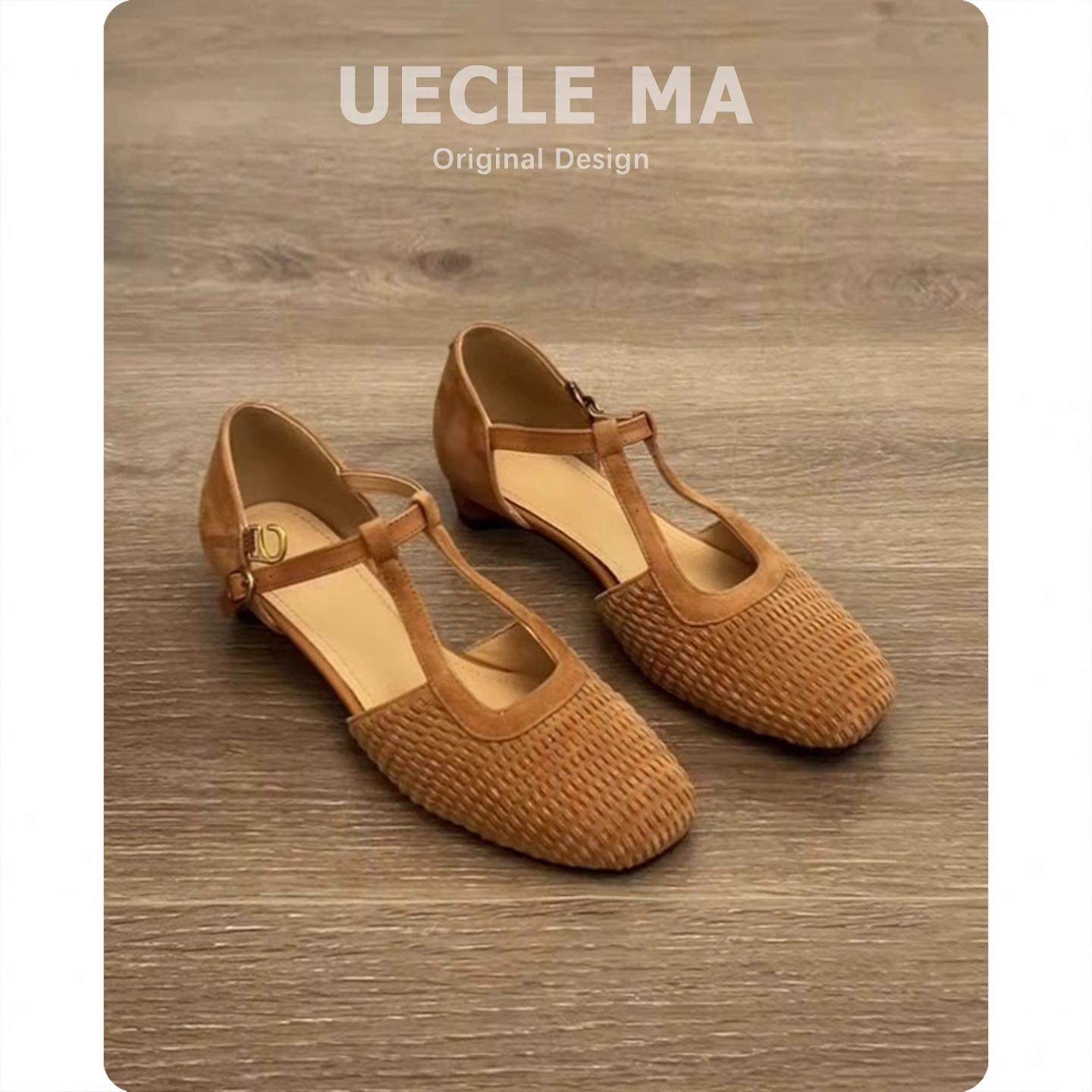 

Версия из овчины~ Ретро плетеные красивые римские сандалии женские 25 с юбкой полые Мэри Джейн толстый каблук сумка голова одинарная обувь 40