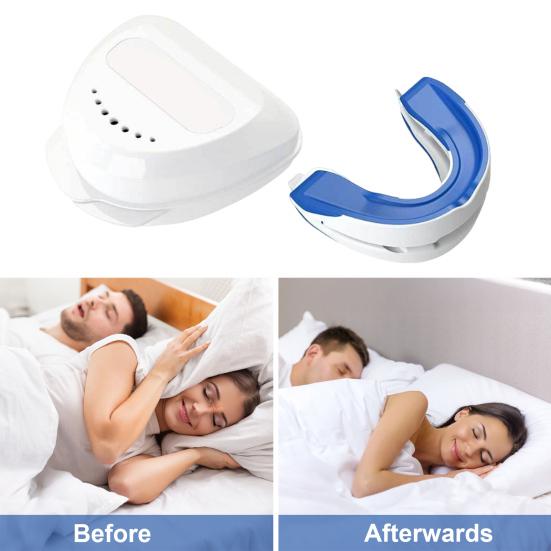 Anti Snoring Mouthpiece Food Grade Reusable Men Women Universal Snore Reducing Mouth Guard Sports Teeth Guard Protector