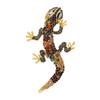Elegant Crystal Lizard Brooch: Versatile Rhinestone Gecko Pin for Women's Fashion